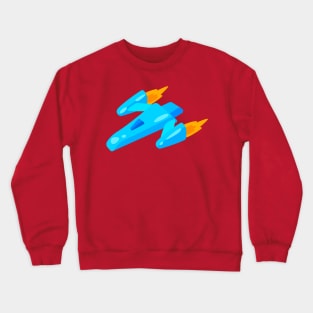 Glaxy Spaceship Crewneck Sweatshirt